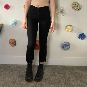 MOTHER - The hustler ankle frayed jeans